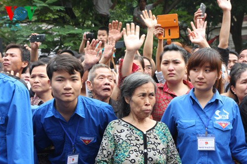 Upacara belasungkawa kenegaraan Almarhum Jenderal Vo Nguyen Giap - ảnh 37